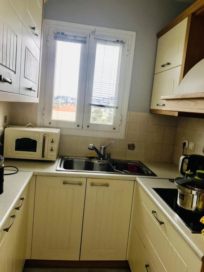 Beautiful Maisonette With A View To The Mountains And The Sea Agia Marina  المظهر الخارجي الصورة