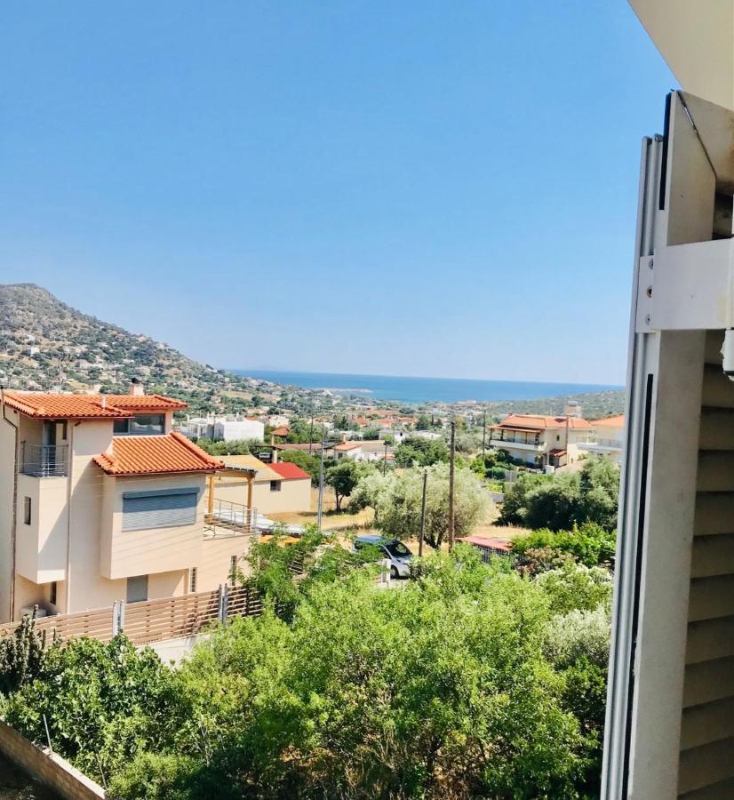 Beautiful Maisonette With A View To The Mountains And The Sea Agia Marina  المظهر الخارجي الصورة
