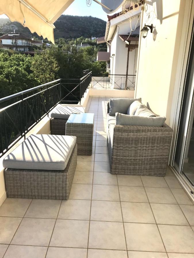 Beautiful Maisonette With A View To The Mountains And The Sea Agia Marina  المظهر الخارجي الصورة