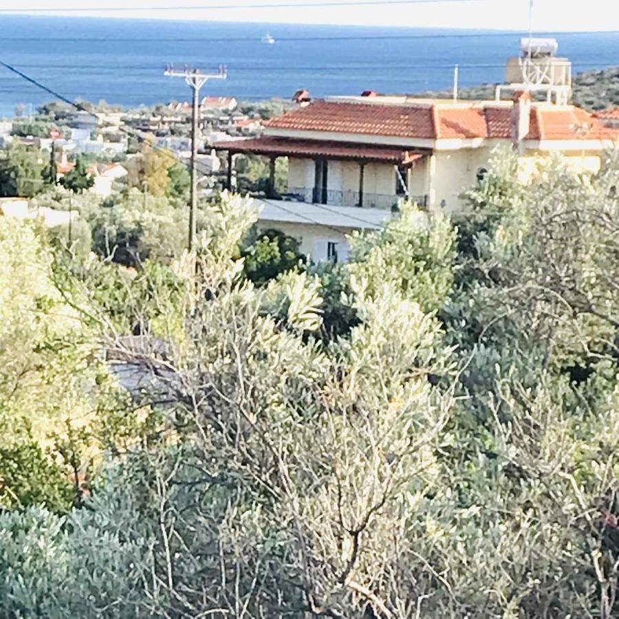 Beautiful Maisonette With A View To The Mountains And The Sea Agia Marina  المظهر الخارجي الصورة