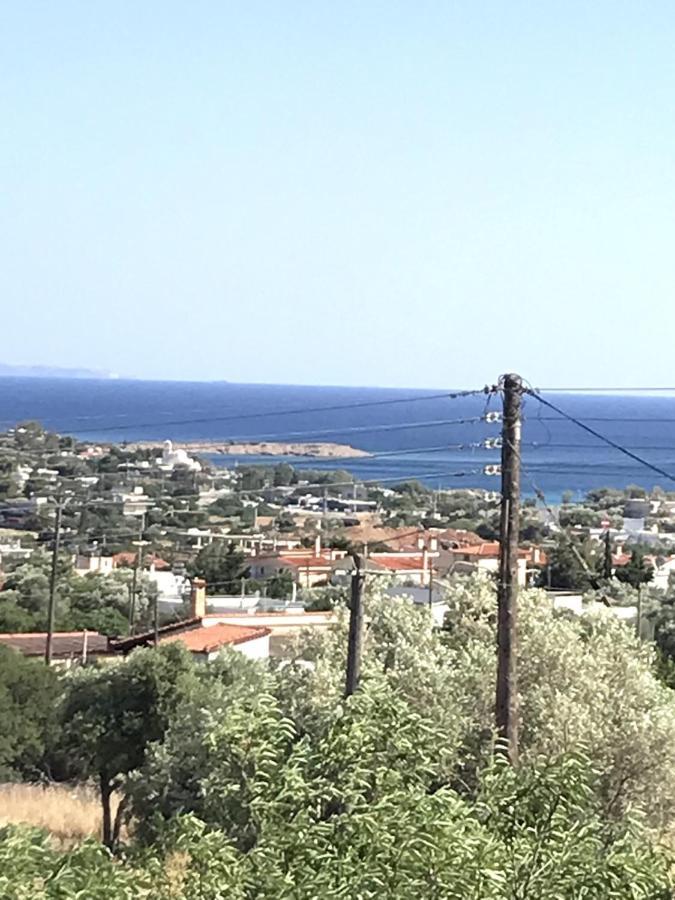 Beautiful Maisonette With A View To The Mountains And The Sea Agia Marina  المظهر الخارجي الصورة