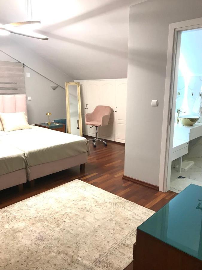 Beautiful Maisonette With A View To The Mountains And The Sea Agia Marina  المظهر الخارجي الصورة