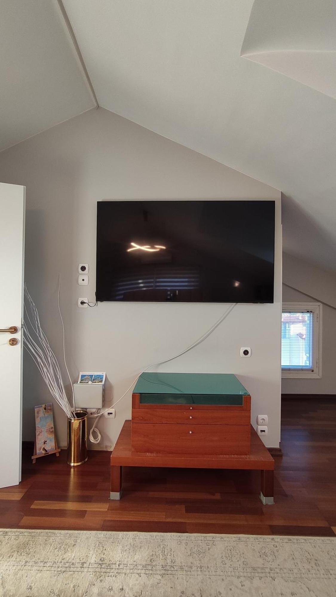 Beautiful Maisonette With A View To The Mountains And The Sea Agia Marina  المظهر الخارجي الصورة