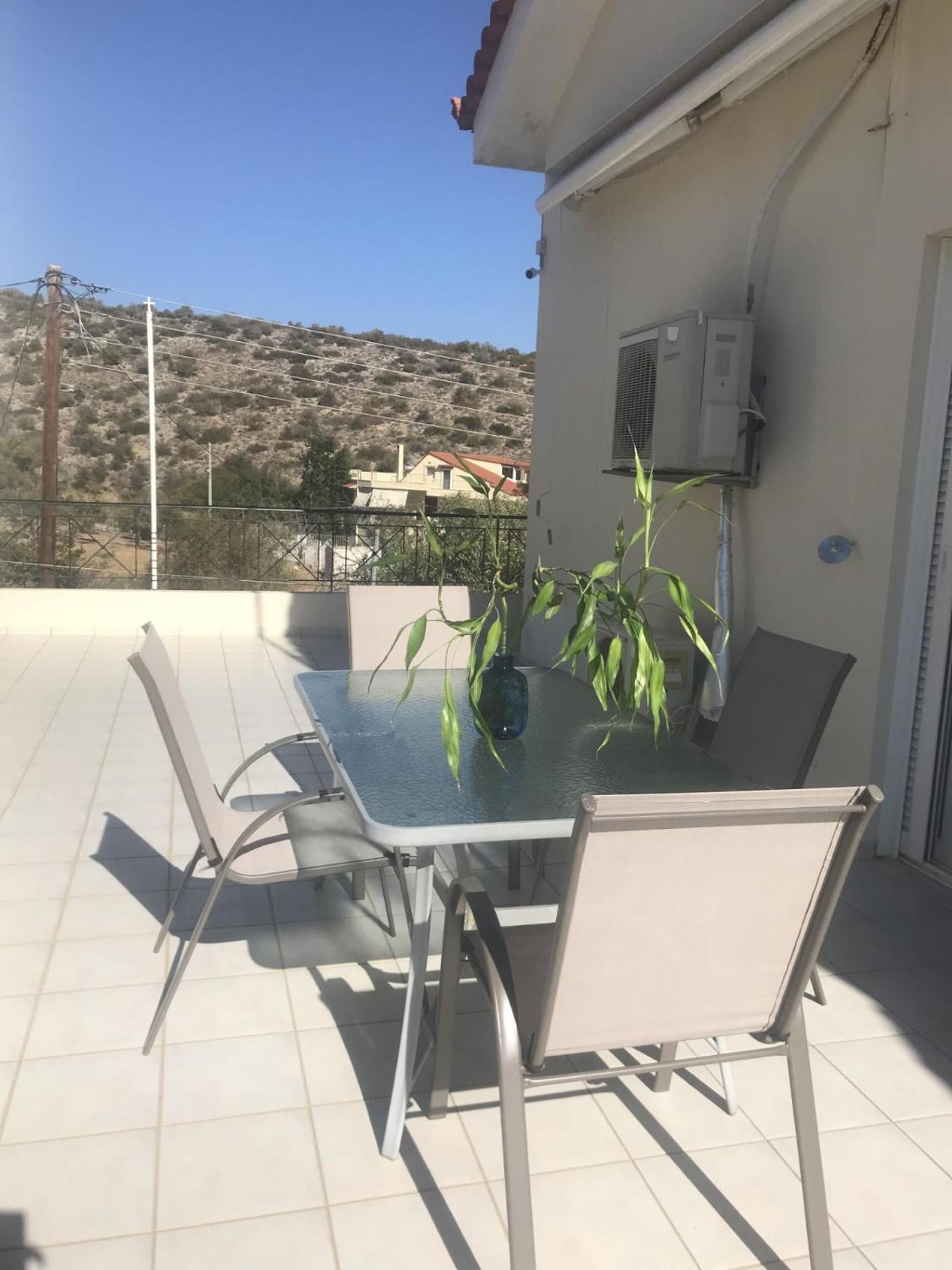 Beautiful Maisonette With A View To The Mountains And The Sea Agia Marina  المظهر الخارجي الصورة